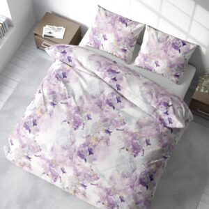 🌟BLOOM- PURPLE FLOWERS ON WHITE🌟